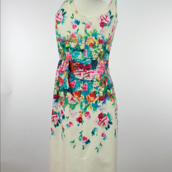 Anthropologie Maeve Tea Garden Floral Sheath Dress - Picture 4 of 8